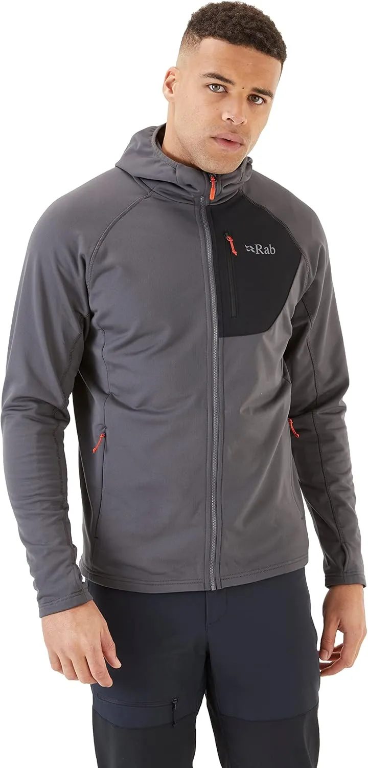 Rab Men's Superflux Hoody - Lightweight Fleece Jacket for Hiking & Climbing