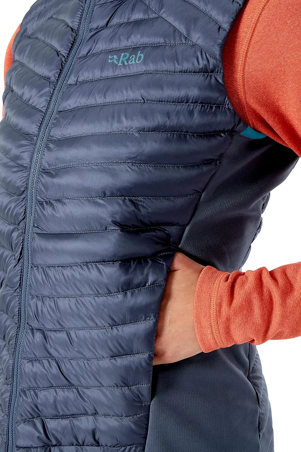 Rab Women's Cirrus Flex 2.0 Synthetic Insulated Windproof Water-Resistant Vest for Hiking, Climbing, and Skiing