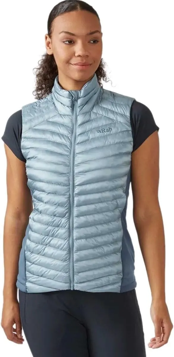 Rab Women's Cirrus Flex 2.0 Synthetic Insulated Windproof Water-Resistant Vest for Hiking, Climbing, and Skiing