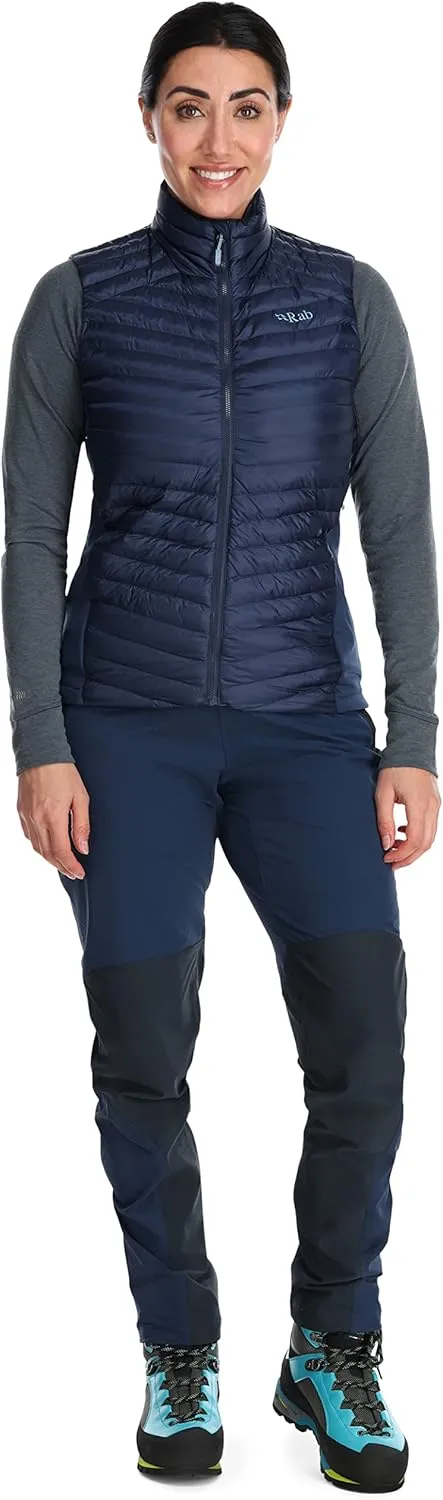 Rab Women's Cirrus Flex 2.0 Synthetic Insulated Windproof Water-Resistant Vest for Hiking, Climbing, and Skiing