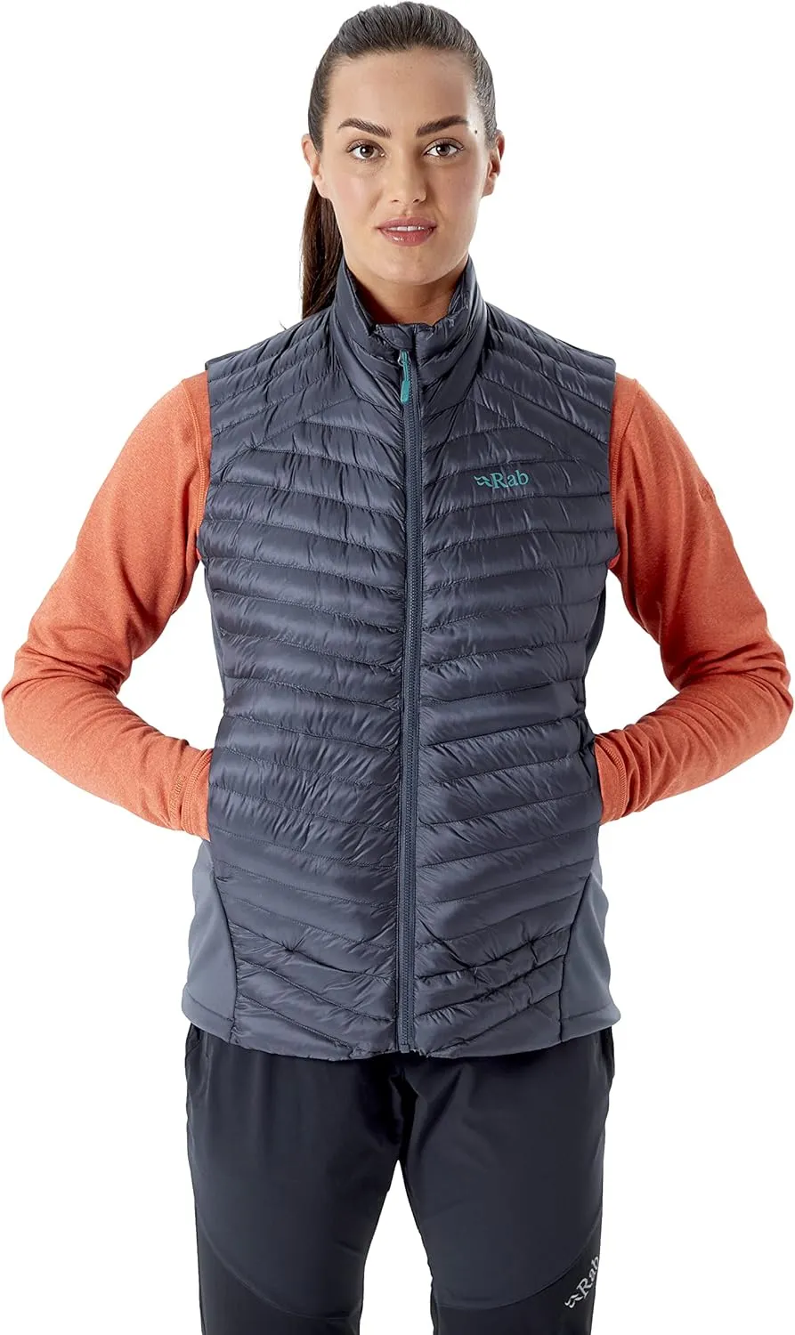 Rab Women's Cirrus Flex 2.0 Synthetic Insulated Windproof Water-Resistant Vest for Hiking, Climbing, and Skiing