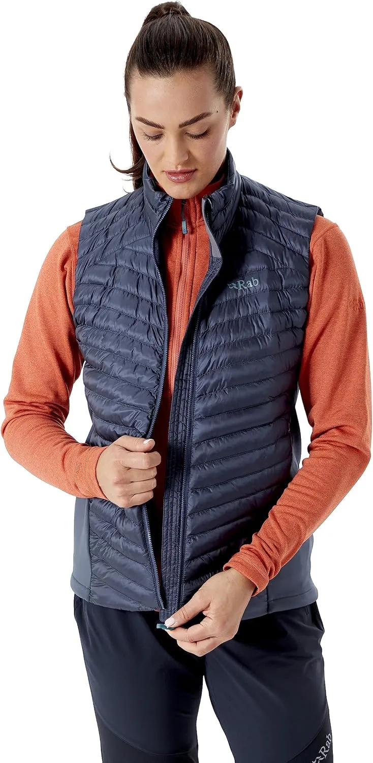 Rab Women's Cirrus Flex 2.0 Synthetic Insulated Windproof Water-Resistant Vest for Hiking, Climbing, and Skiing