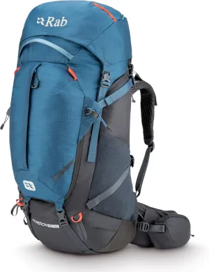 Rab Women's Hyperon ND Backpack Comfortable Hydration Pack for Backpacking, Trekking, & Hiking - Orion Blue/Anthracite - 80-Liter (Back Length - Small/Medium)