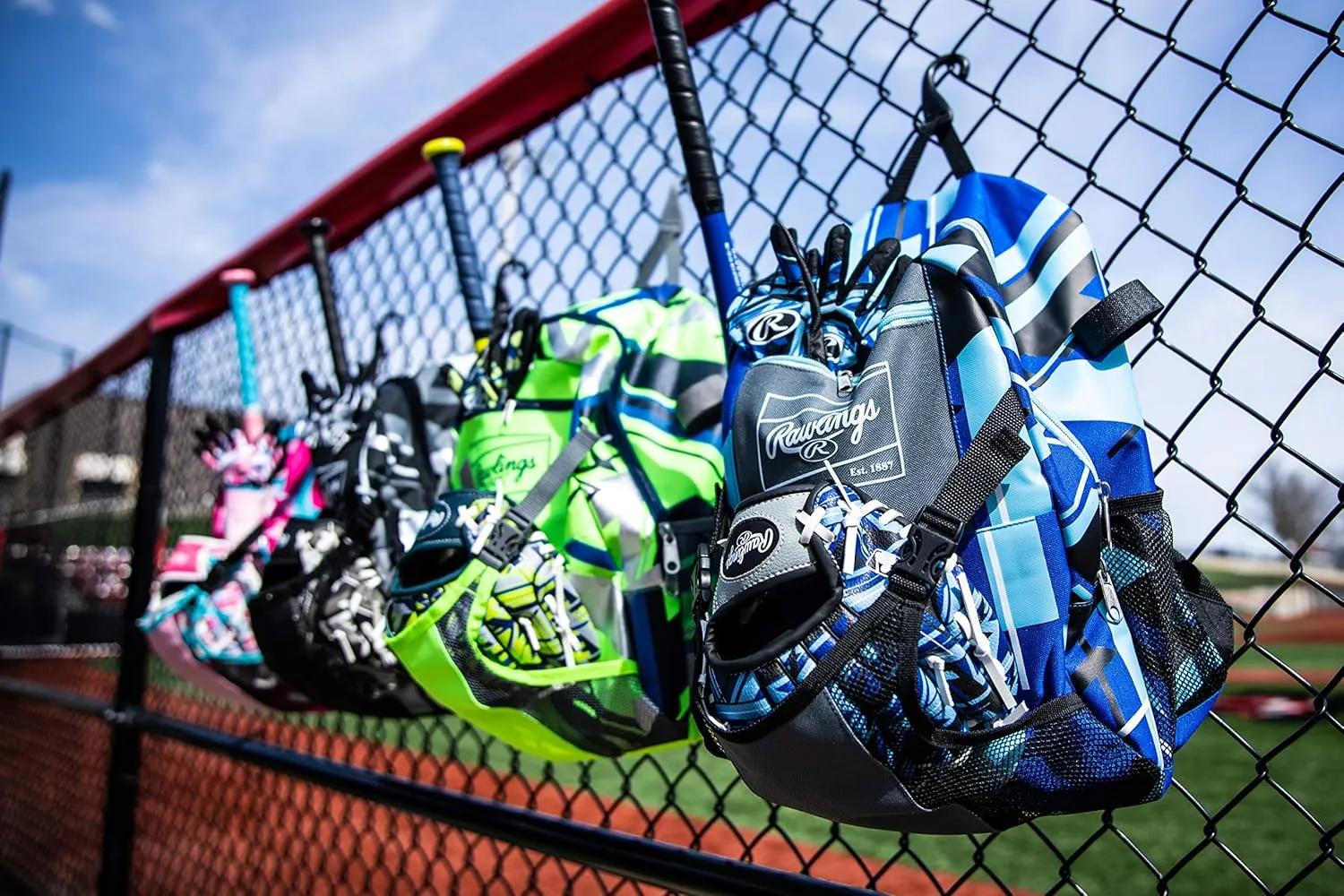 Rawlings | REMIX T-Ball & Youth Backpack Equipment Bag | Baseball/Softball | Multiple Colors