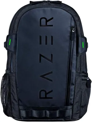 Razer Rogue v3 16" Gaming Laptop Backpack: Travel Carry On Computer Bag - Tear and Water Resistant - Mesh Side Pocket - Fits 16 inch Notebook - Black