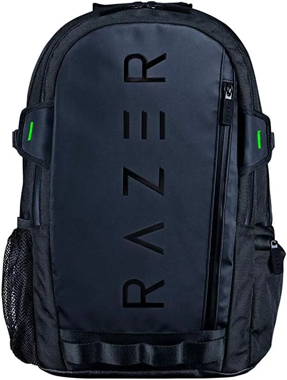 Razer Rogue v3 16" Gaming Laptop Backpack: Travel Carry On Computer Bag - Tear and Water Resistant - Mesh Side Pocket - Fits 16 inch Notebook - Black