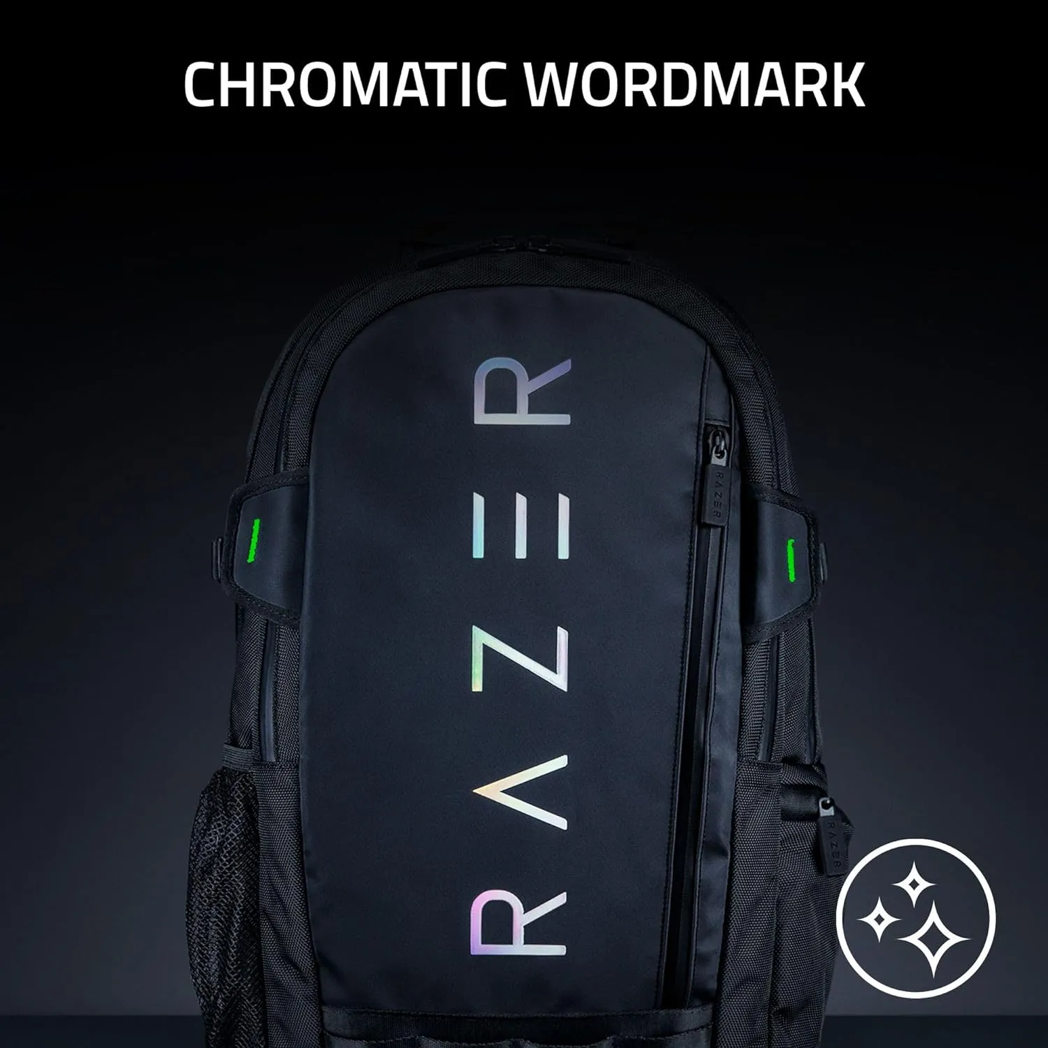 Razer Rogue v3 16" Gaming Laptop Backpack: Travel Carry On Computer Bag - Tear and Water Resistant - Mesh Side Pocket - Fits 16 inch Notebook - Black