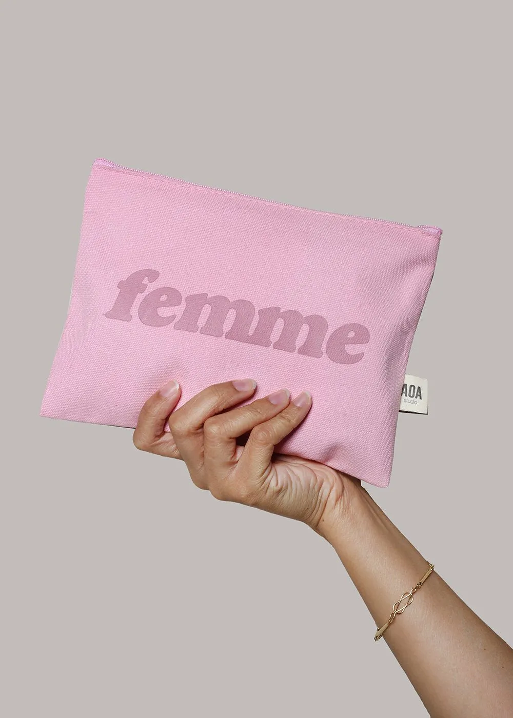 Re-Use Canvas Pouch - Femme