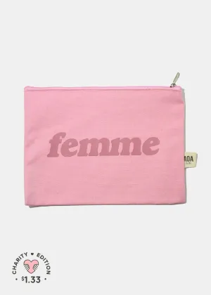 Re-Use Canvas Pouch - Femme