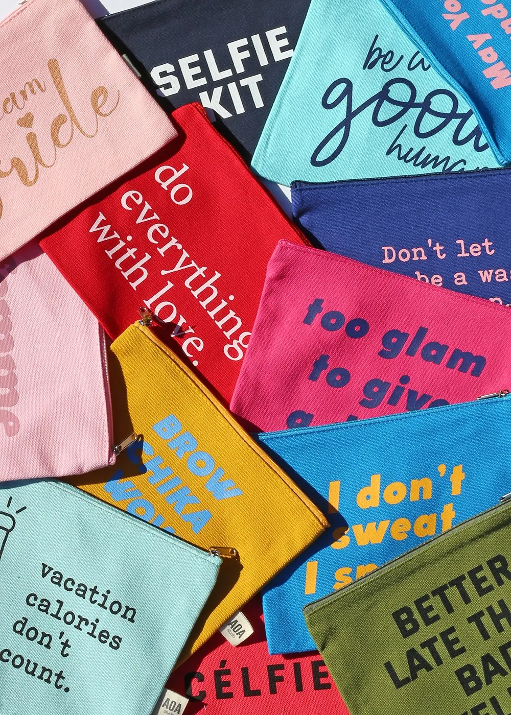 Re-Use Canvas Pouch - Femme