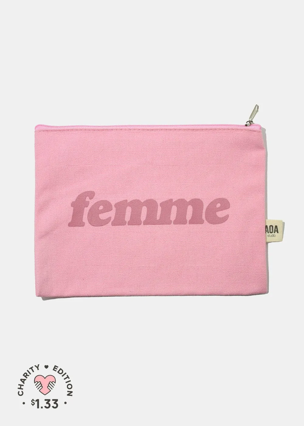 Re-Use Canvas Pouch - Femme