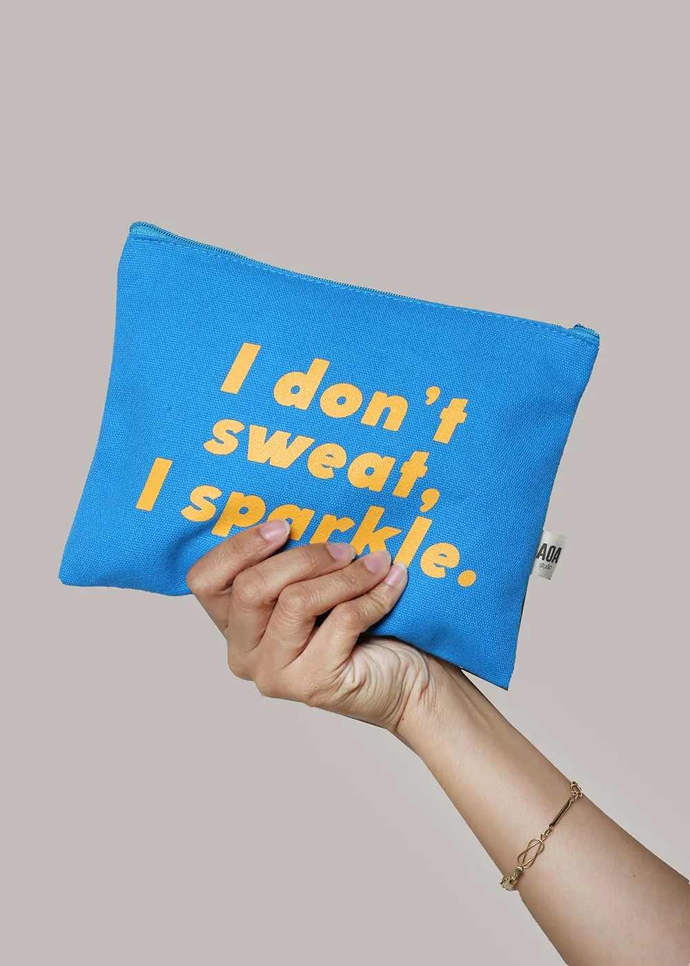 Re-Use Canvas Pouch - Sweat & Sparkle