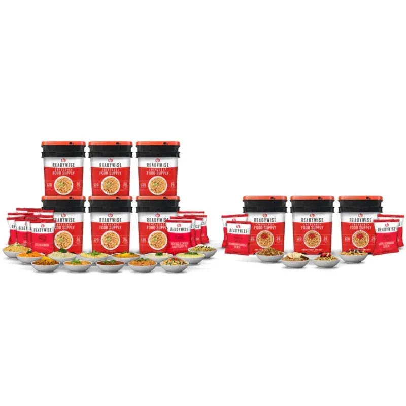 ReadyWise 4,320 Servings Entrée Food Supply