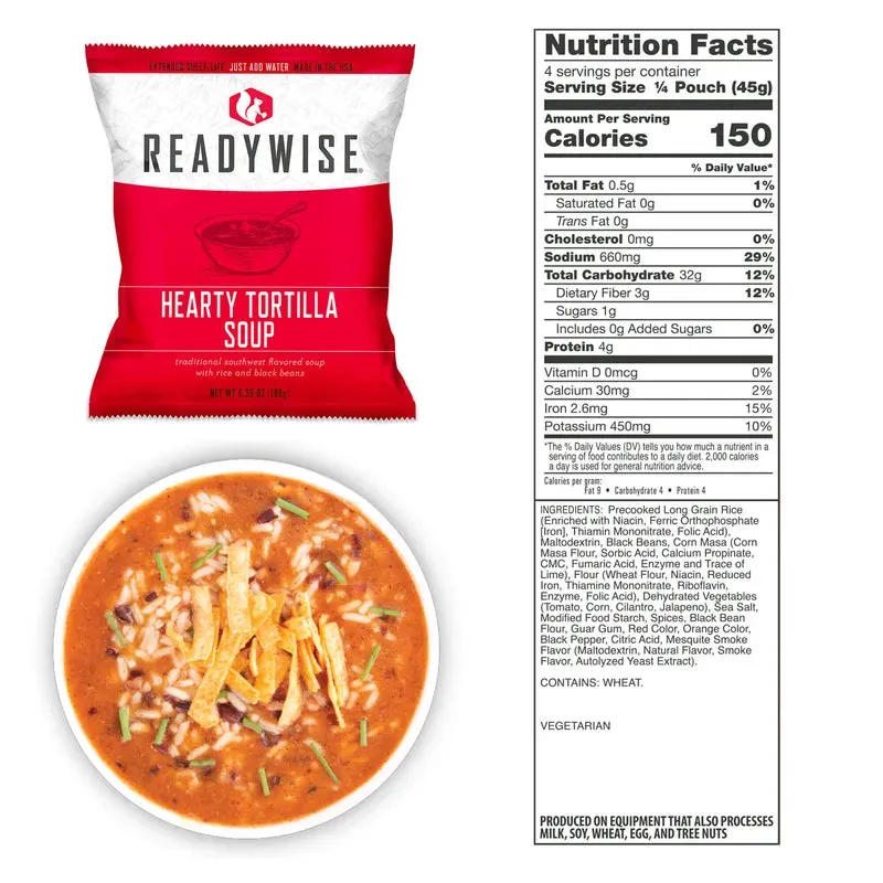 ReadyWise 4,320 Servings Entrée Food Supply
