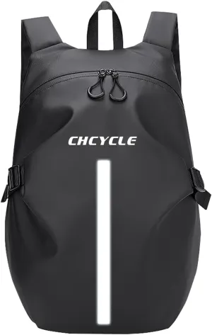 Reflective Motorcycle Helmet Backpack Waterproof Large Capacity Riding Bag