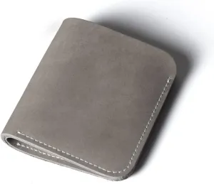 Retro Vertical Wallet Wallet Card Bag Handmade Short Wallet Card Bag Multifunctional Wallet(D)