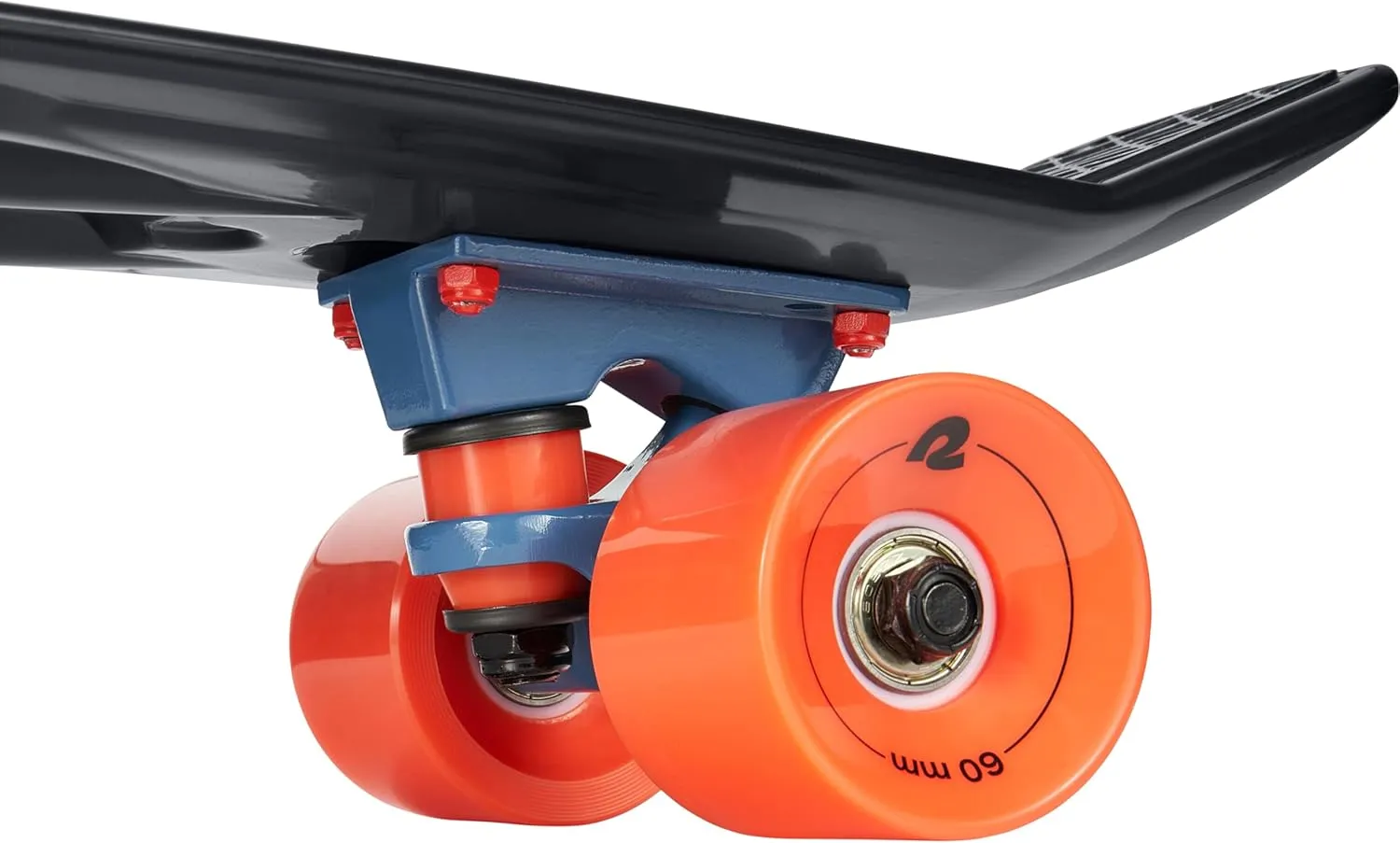 Retrospec Quip Mini Cruiser Skateboard 22.5" Classic Retro Plastic Cruiser Complete Skateboard with ABEC 7 Bearings and PU Wheels Compact Board w/Grippy, Molded Waffle Deck
