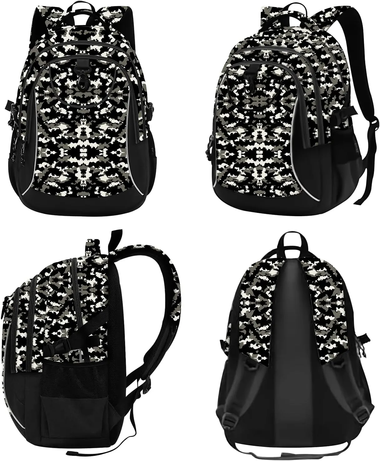 rickyh style School Backpack Travel Bag for Men & Women Lightweight College Back Pack with Laptop Compartmen