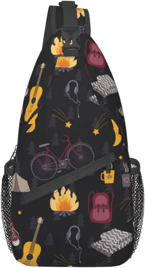 Riding Shoulder Bag Cycling Sling Backpack Daypack Casual Backpack Hiking Bag Hiking Backpack Bag