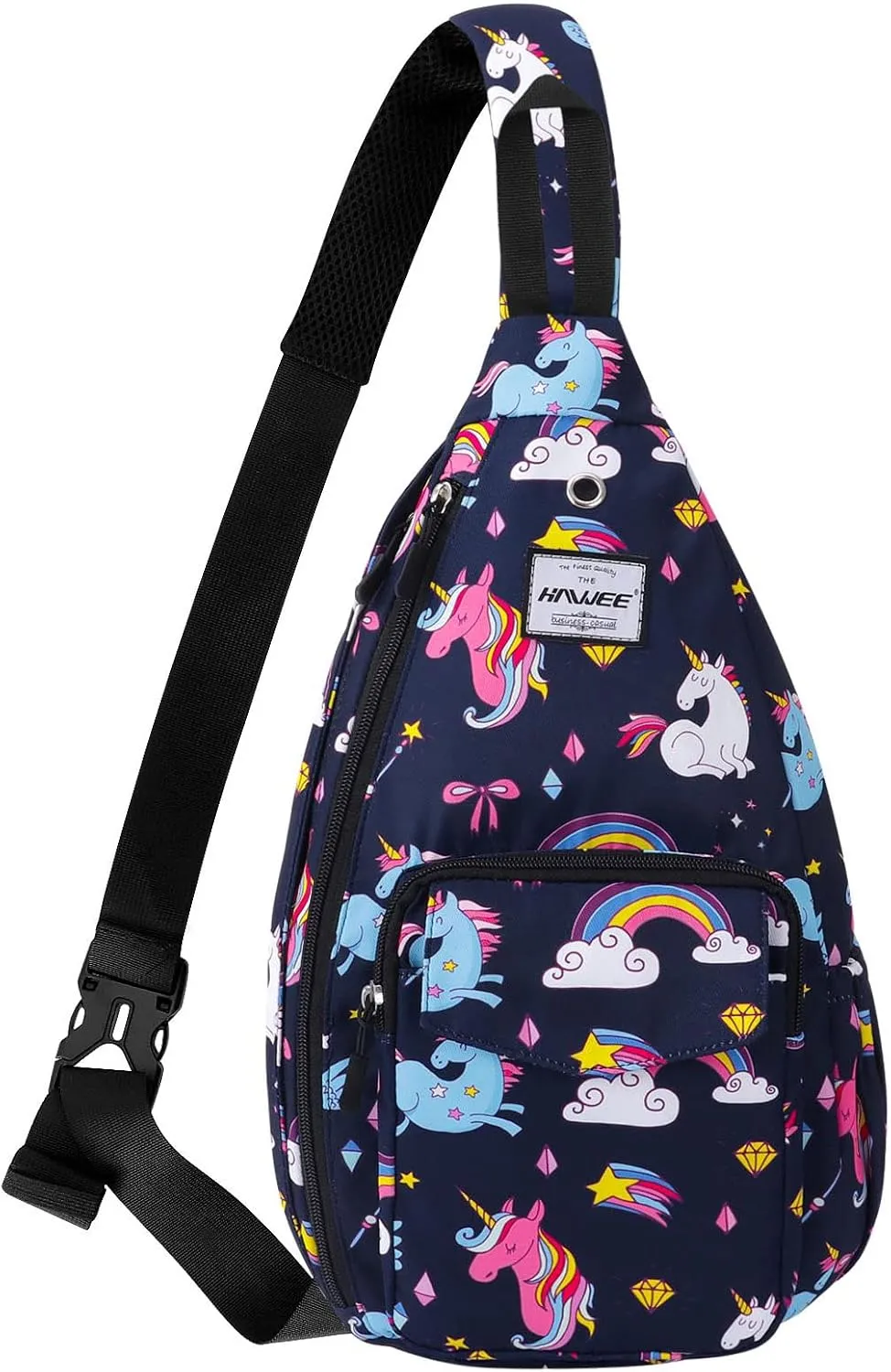 Rope Sling Bag for Women Men Casual Cross Body Daypack Backpack Adjustable Strap Water Repellent for Travel/Sport