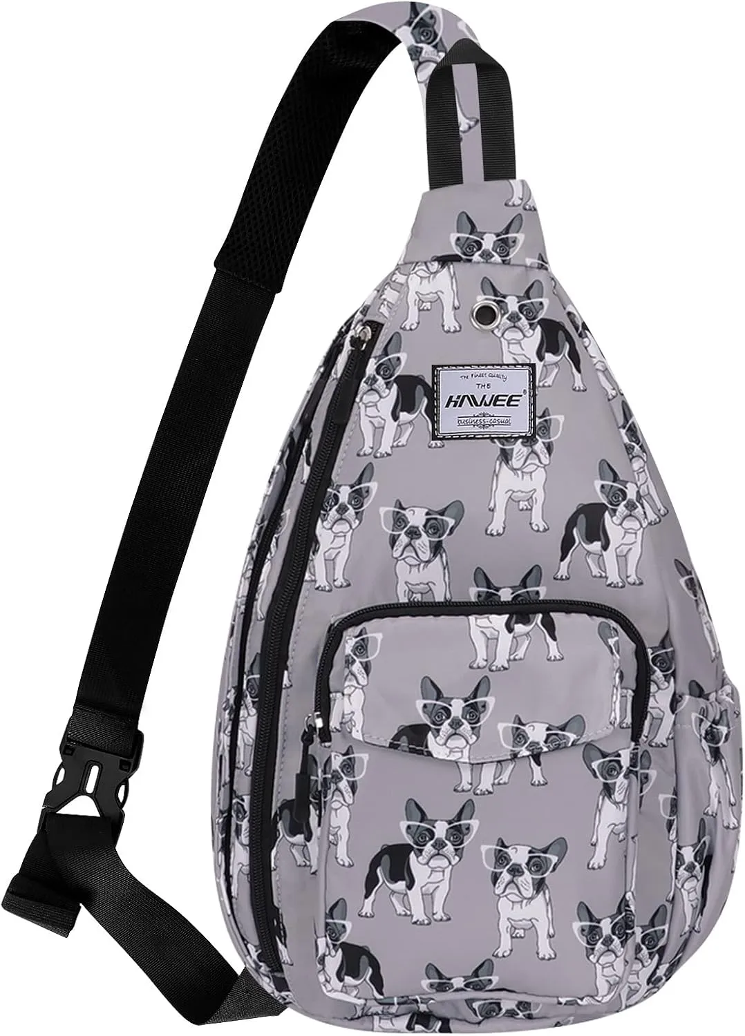 Rope Sling Bag for Women Men Casual Cross Body Daypack Backpack Adjustable Strap Water Repellent for Travel/Sport