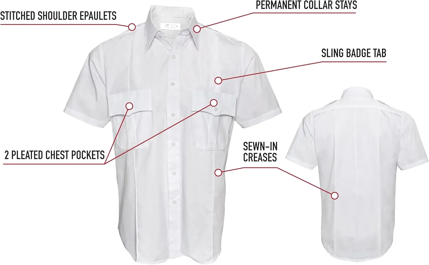 Rothco Short Sleeve Uniform Shirt