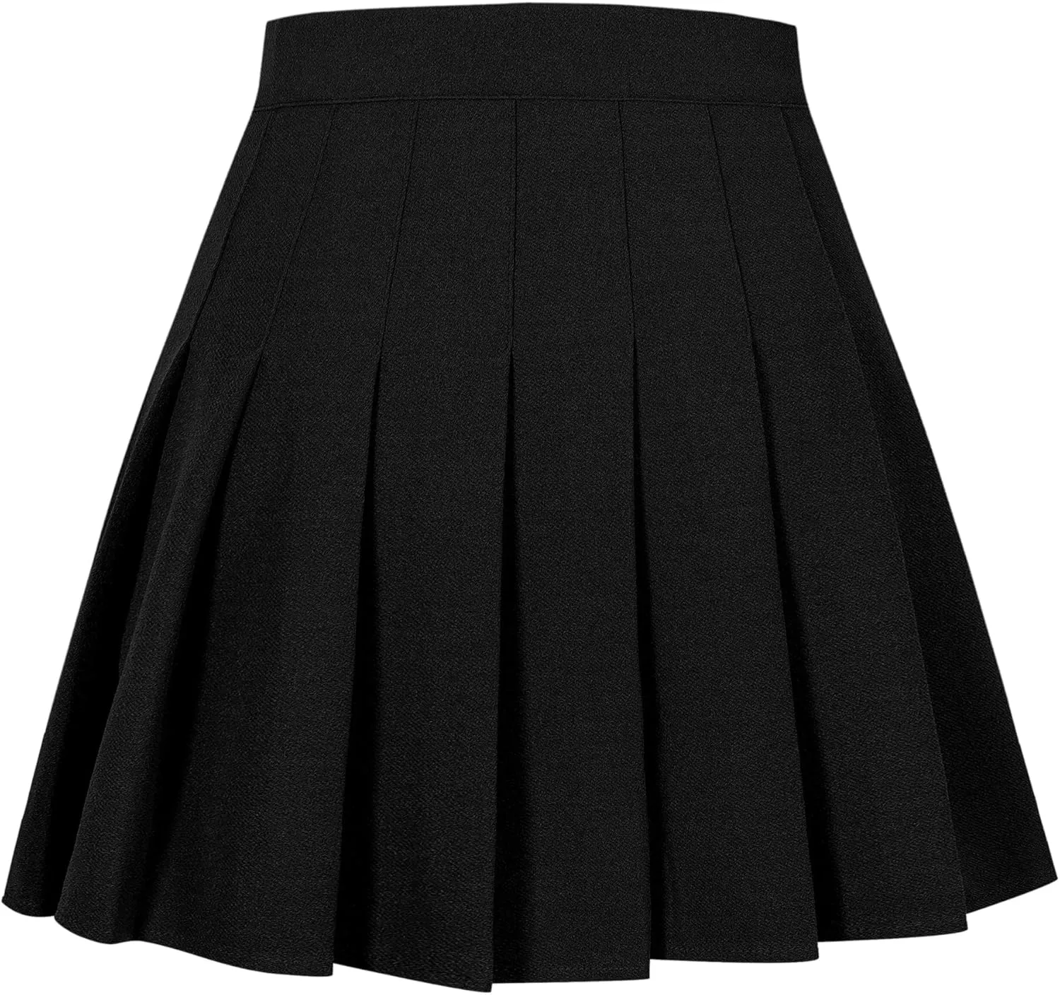 SANGTREE Women Girls Pleated Skirts with Shorts, Elastic Waist Uniform Plus Size Tennis Casual Skirt, 2 Years - US 4XL