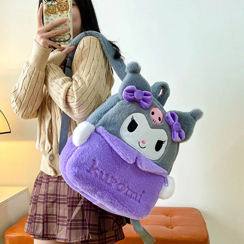 Sanrio Cartoon Hello Kitty Cinnamoroll Kuromi Backpack(17027)