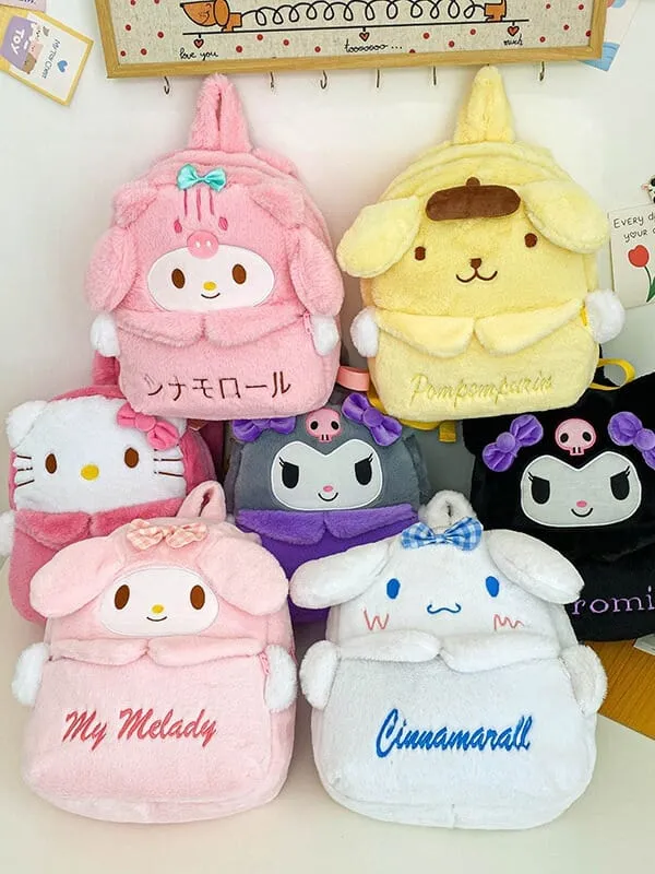 Sanrio Cartoon Hello Kitty Cinnamoroll Kuromi Backpack(17027)