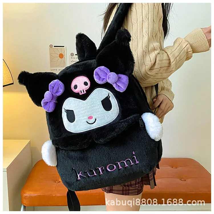 Sanrio Cartoon Hello Kitty Cinnamoroll Kuromi Backpack(17027)