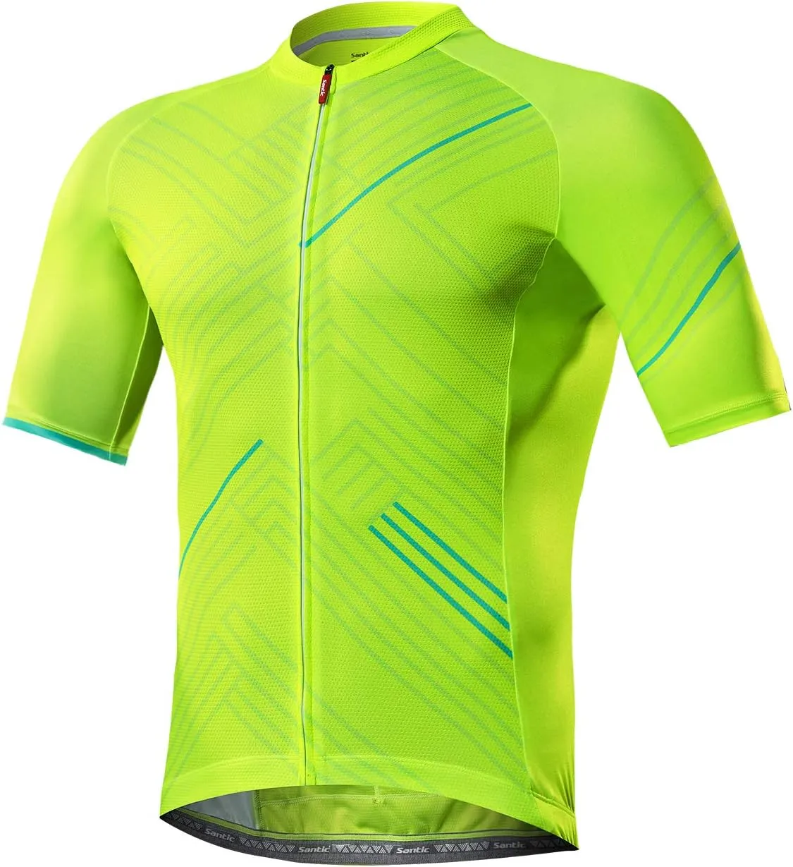 Santic Cycling Jersey Men's Short Sleeve Tops Mountain Biking Shirts Bicycle Jacket with Pockets …
