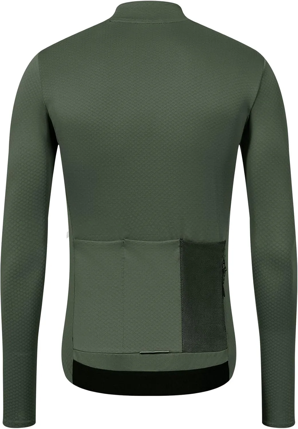 Santic Men's Cycling Jersey Winter Thermal Pro Long Sleeve Fleece Cycling Jacket with 3 Pockets