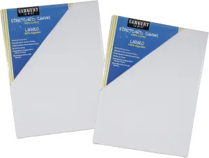 Sargent Art Value Pack 8 x 10 Inch Stretched Canvas Pack of 2, 2 Piece