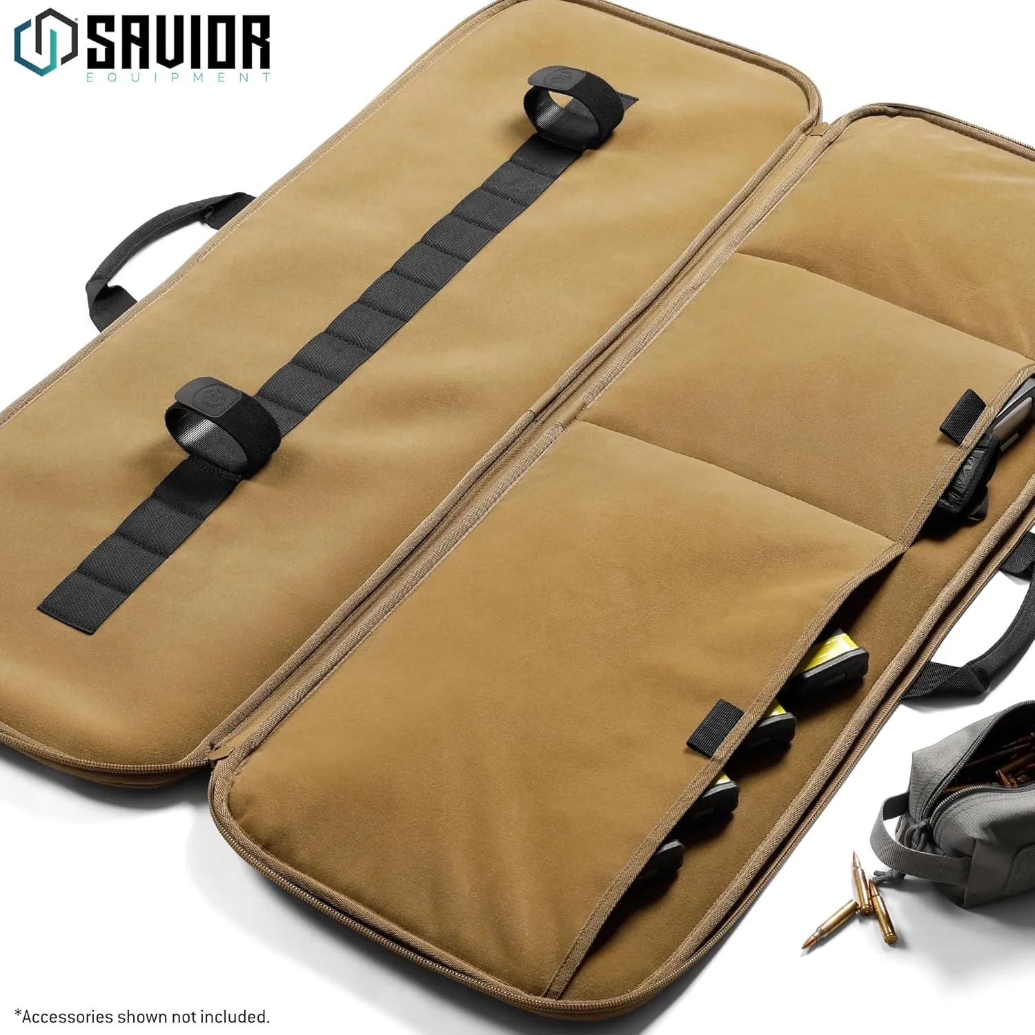 Savior Equipment Specialist Single Long Gun Bag Tactical Padded Soft Case w/Padded Handle Carrier, Adjustable Sling, Dual Lockable Zipper