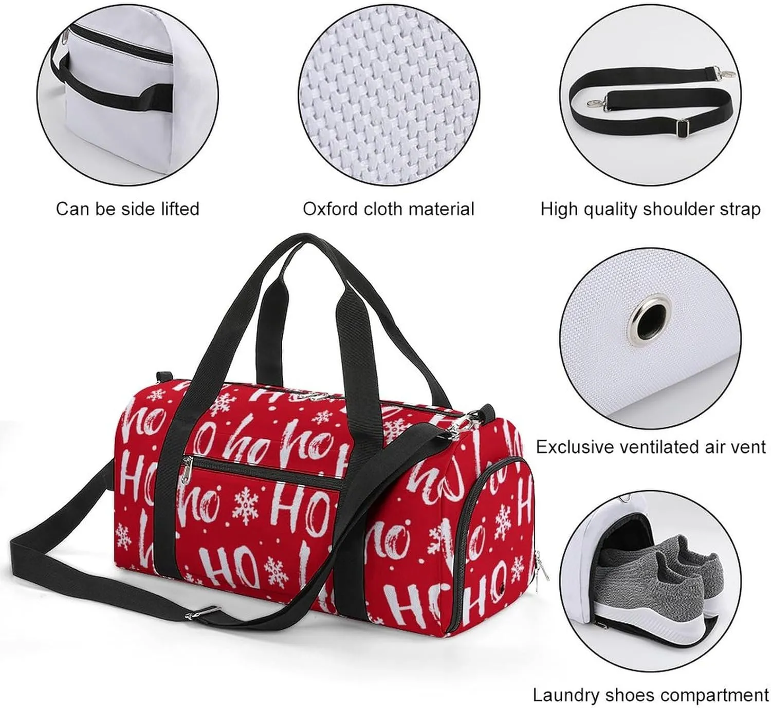Scissors Magazine Bow Button Sewing Fitness Bag with Large Capacity Backpack And Waterproof Bag