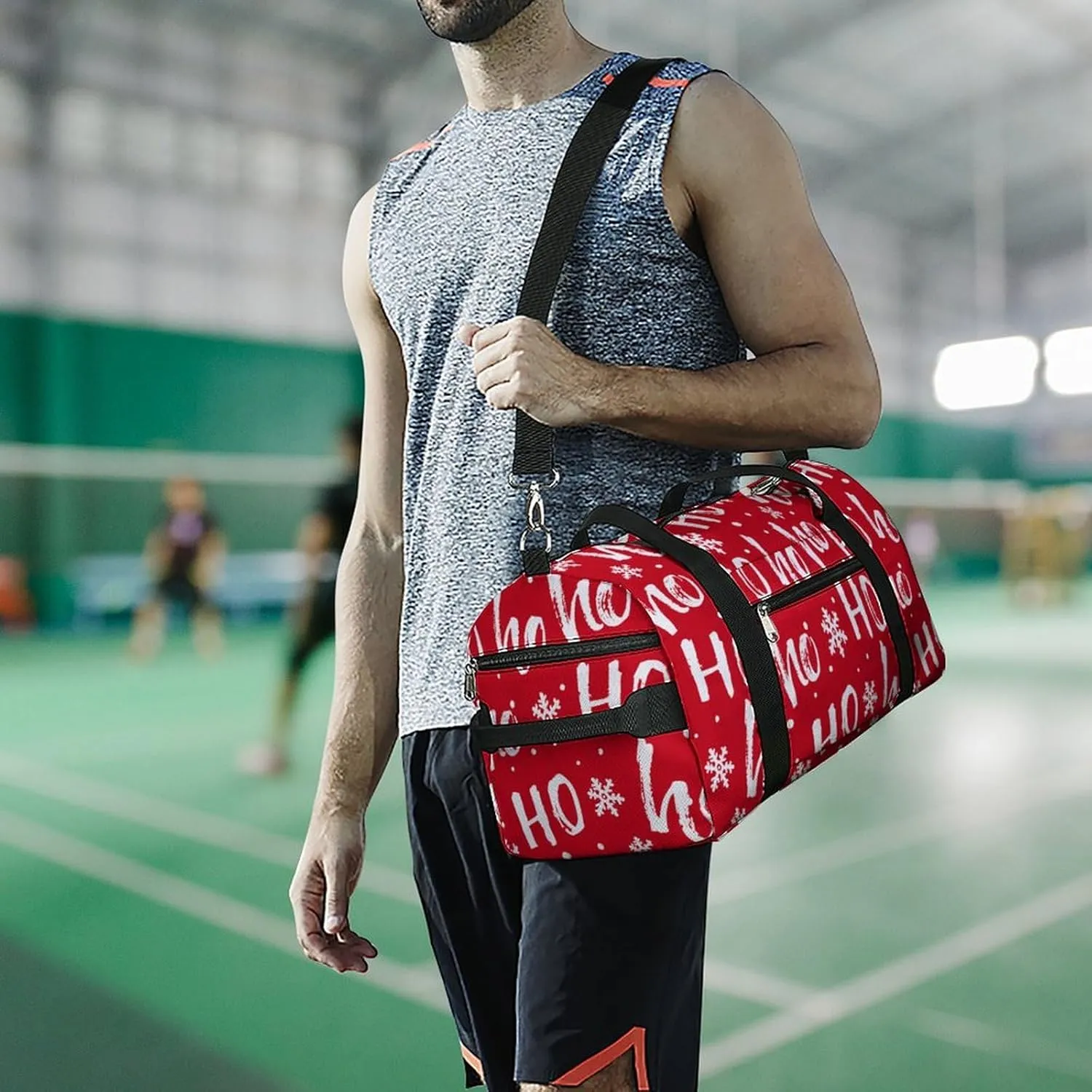 Scissors Magazine Bow Button Sewing Fitness Bag with Large Capacity Backpack And Waterproof Bag
