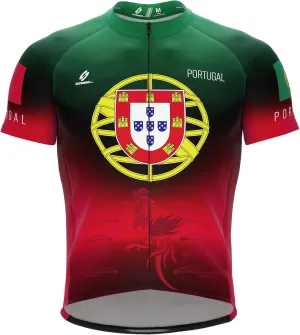 ScudoPro Country Portugal Short Sleeve Cycling Jersey for Men
