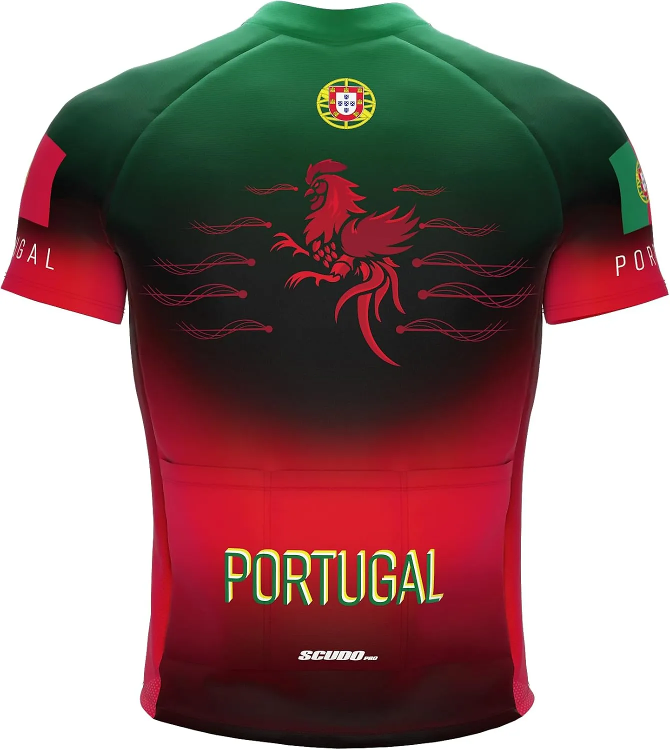ScudoPro Country Portugal Short Sleeve Cycling Jersey for Men