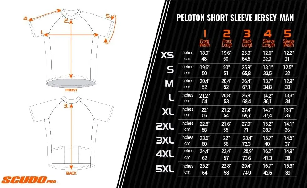 ScudoPro Country Portugal Short Sleeve Cycling Jersey for Men