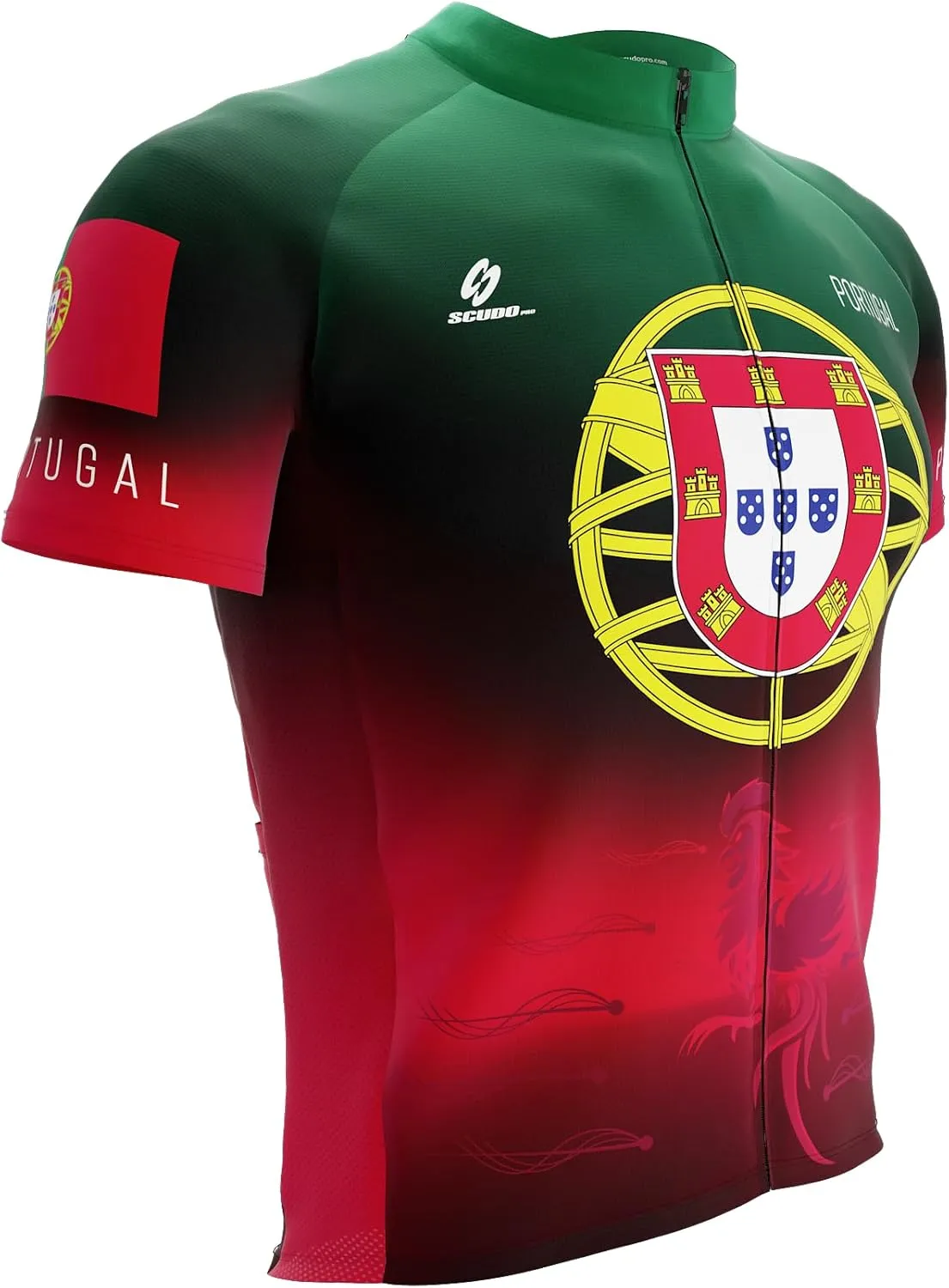 ScudoPro Country Portugal Short Sleeve Cycling Jersey for Men
