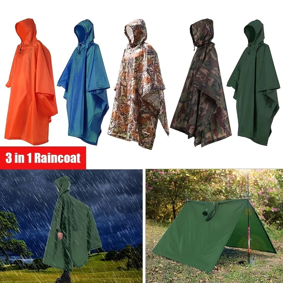Seamless support Gear Waterproof Elements Raincoat from Cover Backpack Time-limited sale - Camping Protects 3-in-1 Cycling, the and Hiking, Your for