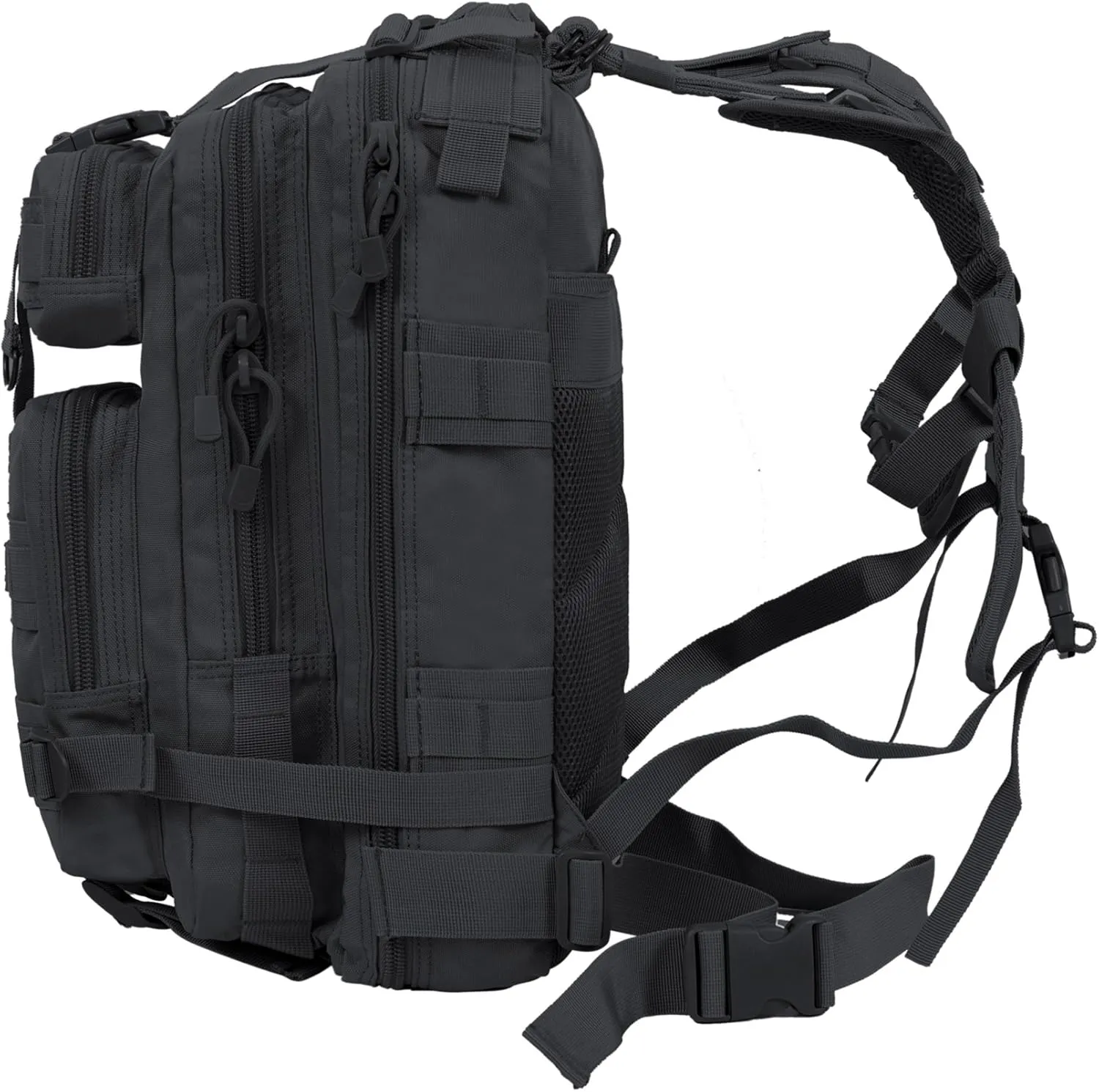 Seibertron Falcon Water Repellent Hiking Camping Backpack Compact Pack Summit Bag (Black 27L)