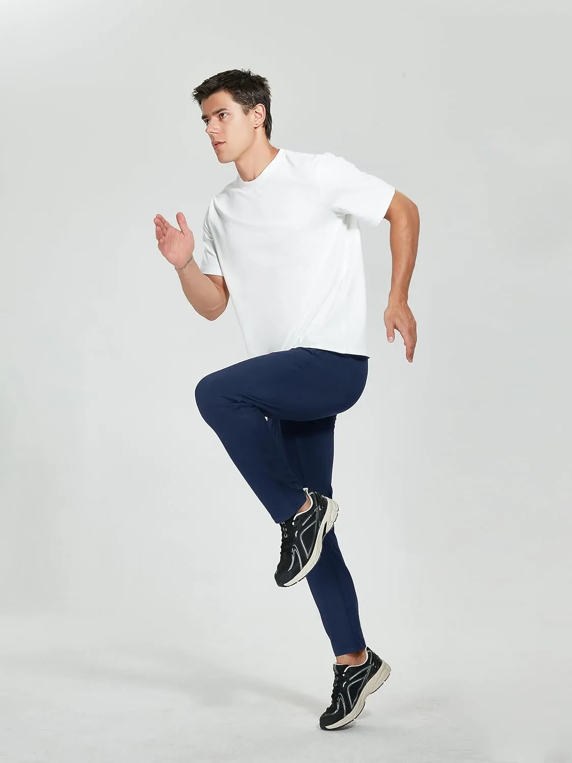 SEVEGO Men's 31"/33"/35"/37" Inseam Tall Sweatpants Zipper Pockets Joggers Athletic Workout Pants