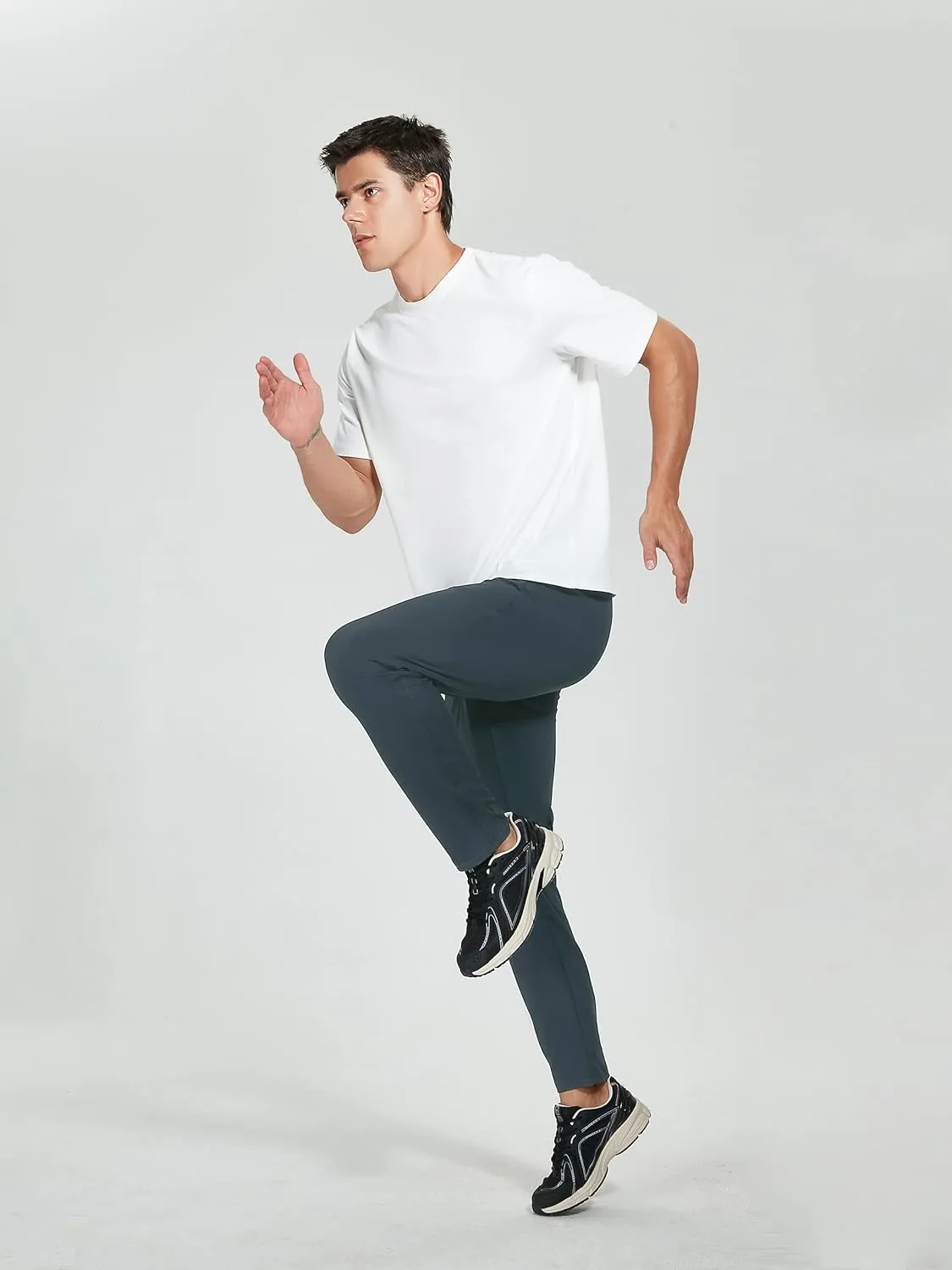 SEVEGO Men's 31"/33"/35"/37" Inseam Tall Sweatpants Zipper Pockets Joggers Athletic Workout Pants
