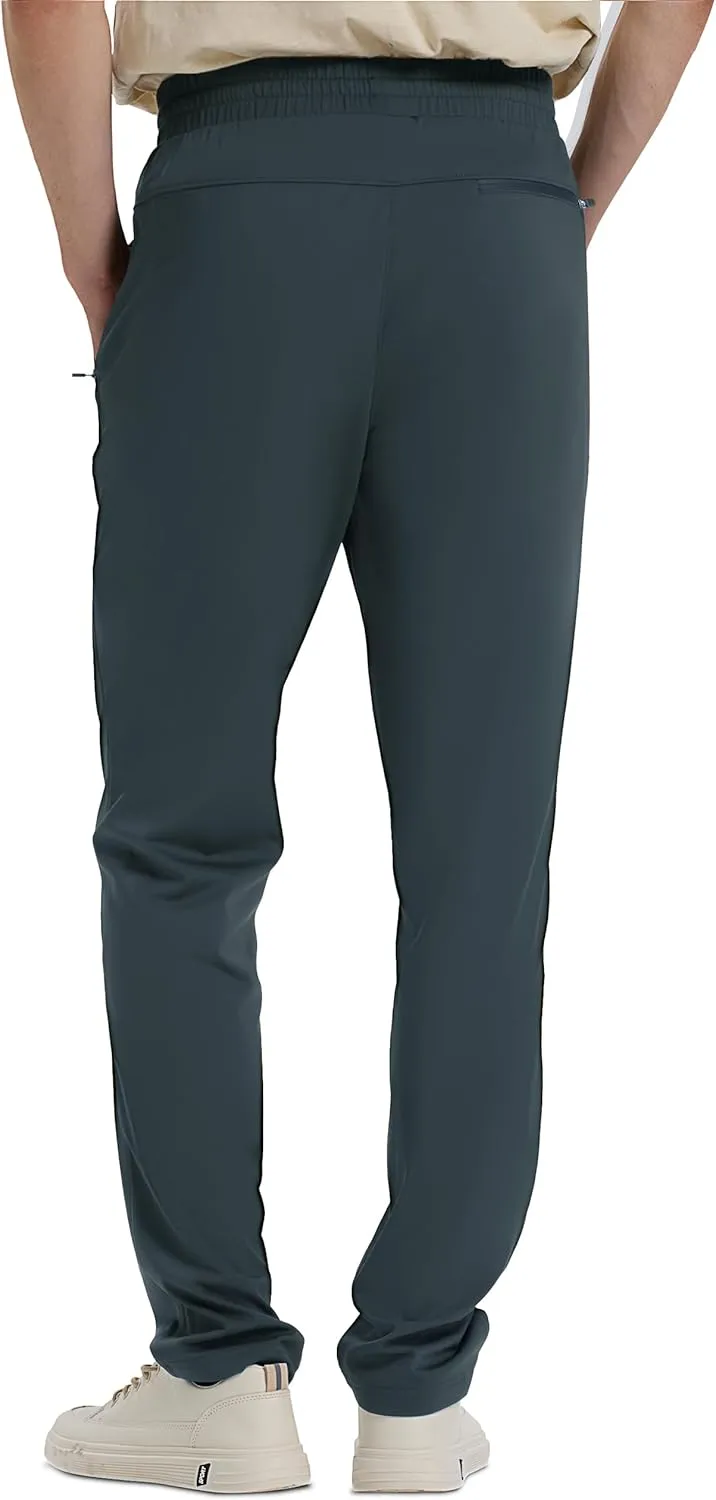 SEVEGO Men's 31"/33"/35"/37" Inseam Tall Sweatpants Zipper Pockets Joggers Athletic Workout Pants