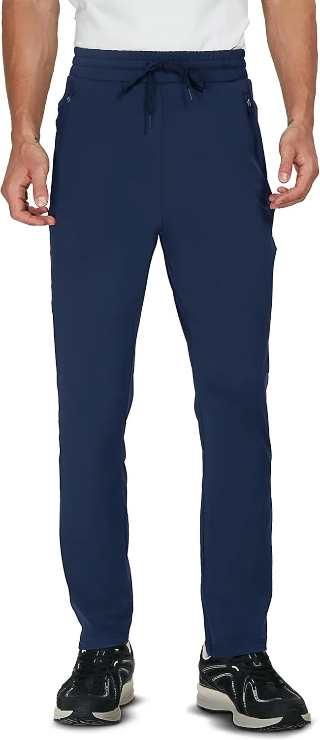 SEVEGO Men's 31"/33"/35"/37" Inseam Tall Sweatpants Zipper Pockets Joggers Athletic Workout Pants