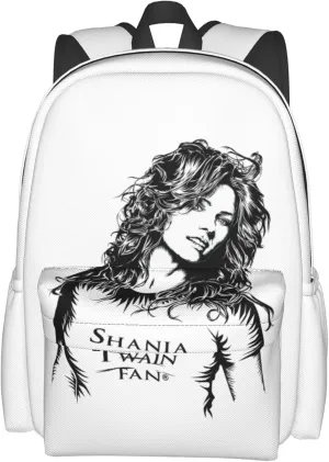 Shania Music Twain Large Capacity Lightweight Backpack 3d Printed Backpack Outdoor Backpack Laptop Bag Unisex Book Bags Multifunctional Backpack