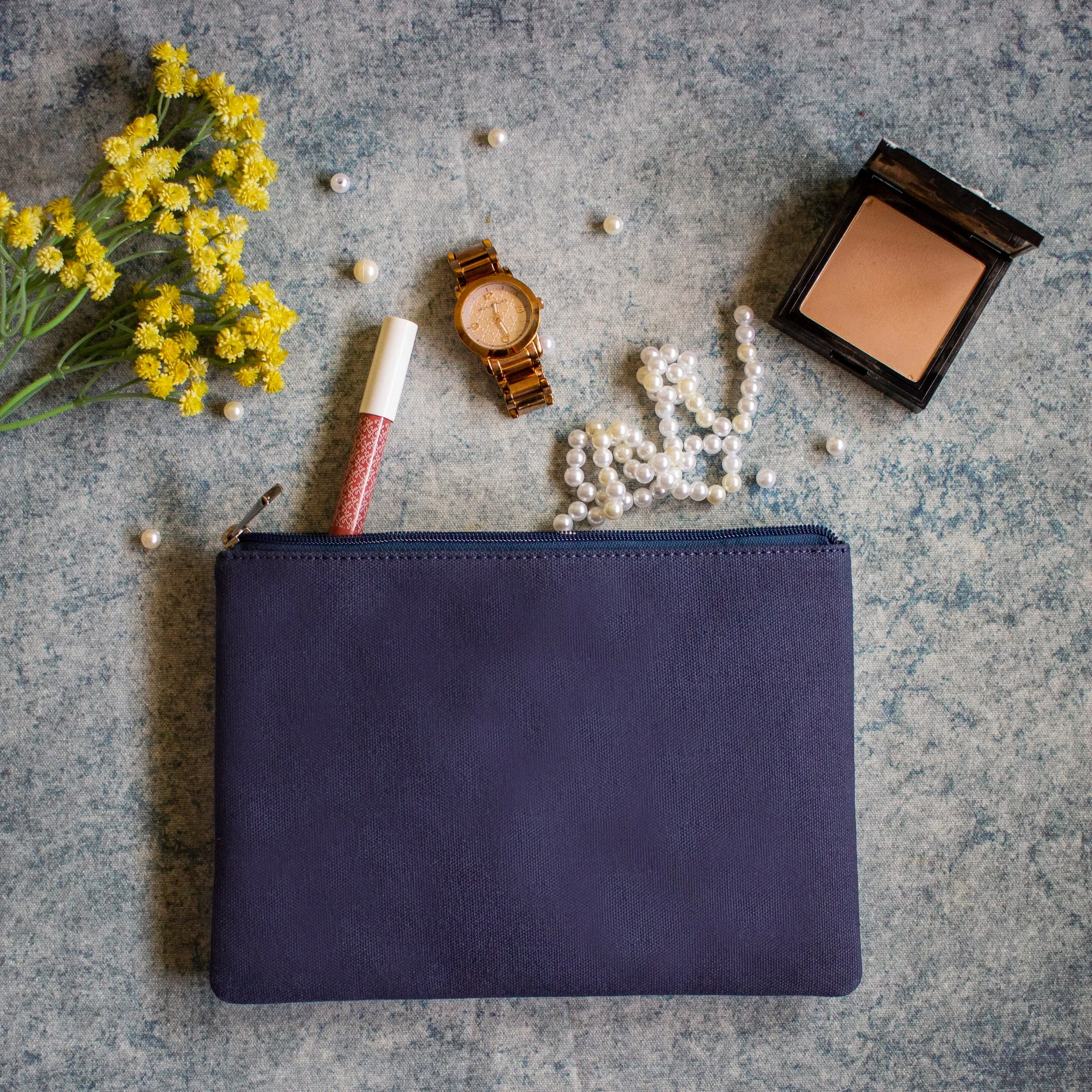 She is a Queen - Printed Multi Purpose Canvas Pouch
