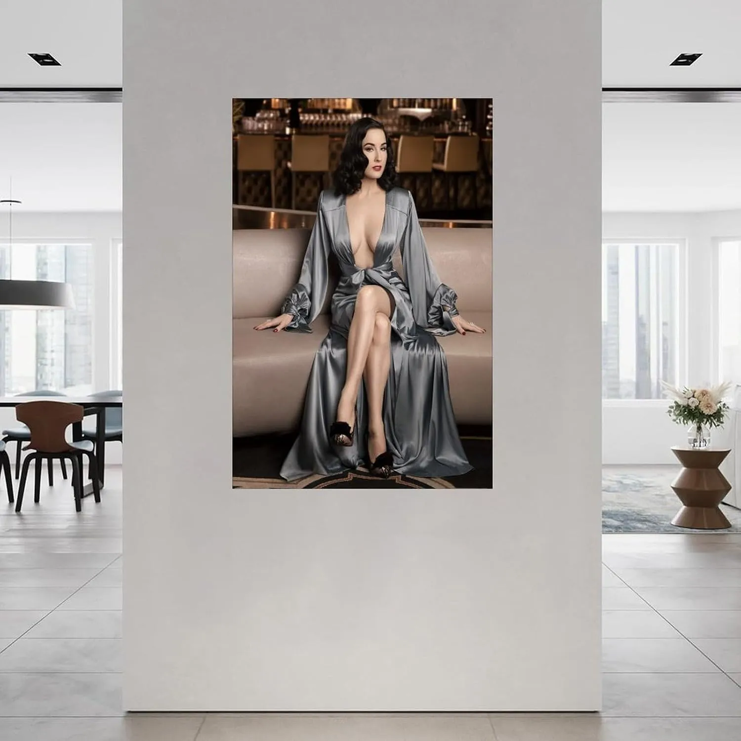 SHGKCI Dita Von Teese Sexy Model Art Poster (1) Canvas Painting Wall Art Poster for Bedroom Living Room Decor 16x24inch(40x60cm)