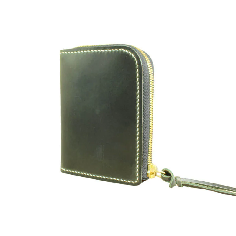 Short Zip Wallet, Olive
